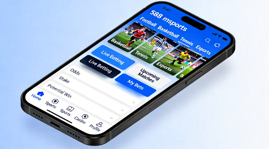 Tampilan antarmuka pengguna M88 msports di smartphone yang menunjukkan menu taruhan olahraga yang lengkap dan mudah dinavigasi